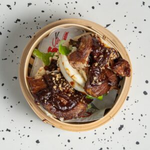 Bao bun με χοιρινή πανσέτα